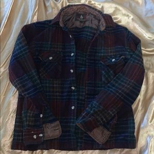 Wool Plaid Long Sleeve